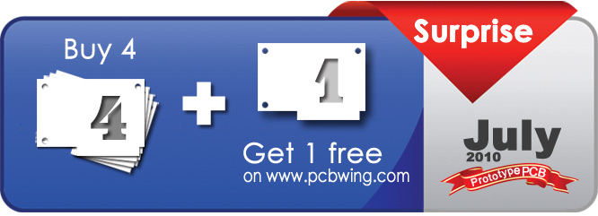 Buy 4 Get 1 Free on www.pcbwing.com 07 2010 Prototype PCB